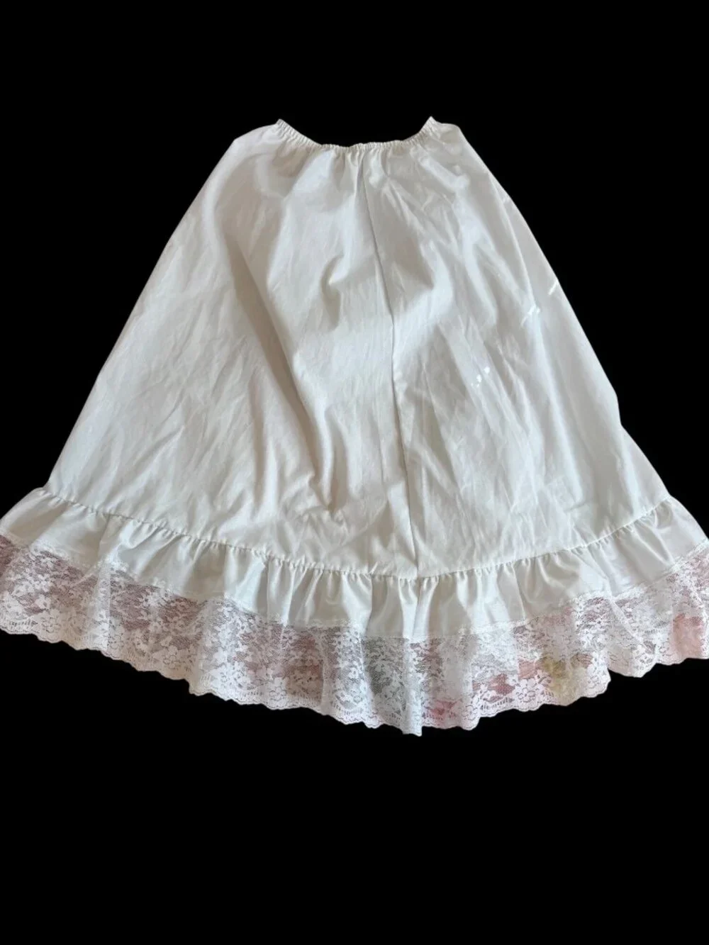 Vintage Avon Fashion Petticoat Lace Small Cottagecore fairy Feminine Prairie USA - Picture 2 of 6